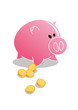 Vektor: cochon tirelire vectoriel cochon tirelire vectoriel