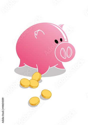 Vector: cochon tirelire vectoriel cochon tirelire vectoriel