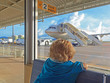baby in the airport
