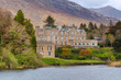 Ballynahinch castle in Connemara mountains, Ireland