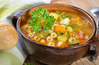 Foto: Hausgemachte Minestrone Hausgemachte Minestrone