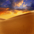 Desert sand dunes in Maspalomas Gran Canaria