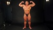 Video: Bodybuilder shows muscular body in studio Bodybuilder shows muscular body in studio