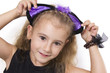 Photo: Cheerful little girl smile. Cheerful little girl smile.