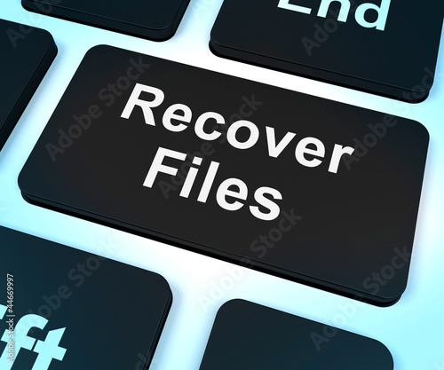 Illustration: Recover Files Key Shows Restoring From Backup Recover Files Key Shows Restoring From Backup