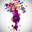Vector: Background of geometric shapes Background of geometric shapes