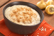 Maca-oatmeal porridge with cinnamon on top