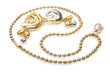 Jewellery on the white background