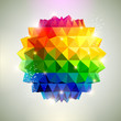 3D colorful ball