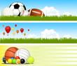 Sport banners. Vector