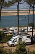 Photo: camping car sur la Dune du Pilat camping car sur la Dune du Pilat