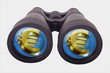 Foto: prismáticos + euro prismáticos + euro