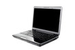 Laptop on white background