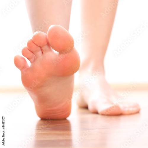 Photo: Women Foot stepping Women Foot stepping