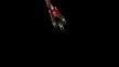 Santa and Sleigh Top view