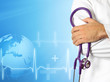 Doctor with medical background