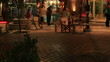 Tourists crowded main shopping street, Agos Nikolaos, Crete