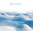 snow - textured background with empty space