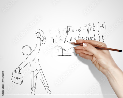 Photo: Questions and challenges in business drawing Questions and challenges in business drawing
