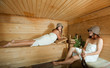 girls   in sauna