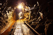 Mine tunnel with path