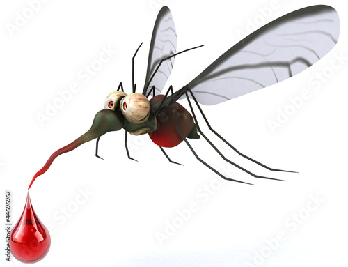 Illustration: Fun mosquito Fun mosquito
