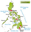 Internetkarte der Philippinen