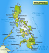 Umgebungskarte der Philippinen