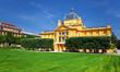 art pavillion in Zagreb. Croatia