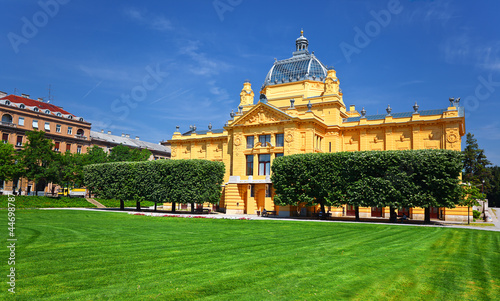 Photo: art pavillion in Zagreb. Croatia art pavillion in Zagreb. Croatia