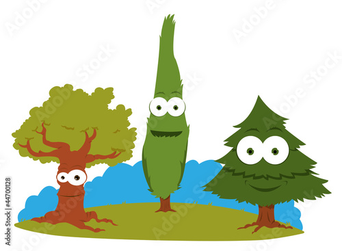 Illustration: Funny Trees Funny Trees