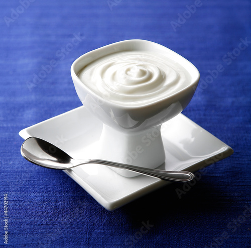 Photo: coppa di yogurt naturale coppa di yogurt naturale