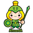 Goddess of war Athena