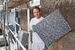 mounting thermal insulation boards