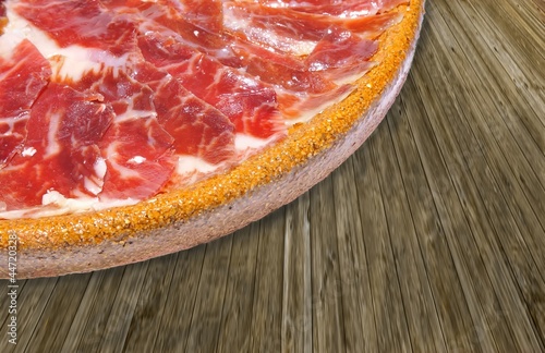 Photo: Plato de jamón iberico. Plato de jamón iberico.