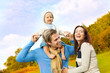 familienzeit im herbst