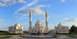 Panoramic view of new mosque in Bolghar, Tatarstan