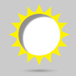 Vektor: poster template. sun poster template. sun