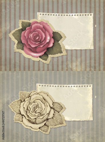 Illustration: Vintage greeting cards Vintage greeting cards