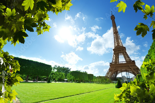 Photo: Eiffel tower in Paris, France Eiffel tower in Paris, France