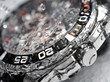 luxury watch, chronograph in water