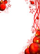 white colored background with red mixed