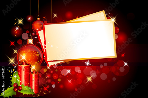 Photo: cards with red background and candles cards with red background and candles