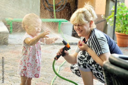Photo: fun with water fun with water