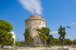 The white tower at Thessaloniki city in Greece