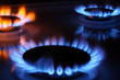 Coloured gas flames