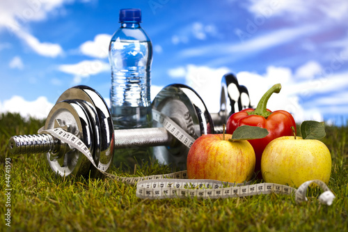 Photo: Vitamin and Fitness diet, green grass Vitamin and Fitness diet, green grass