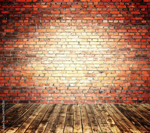 Photo: red brick wall red brick wall