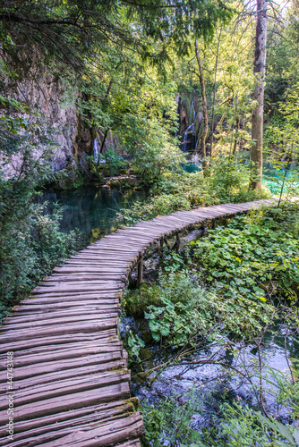 Photo: Ponte di legno Plitvice vertical Ponte di legno Plitvice vertical