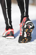 Running shoes traction soles